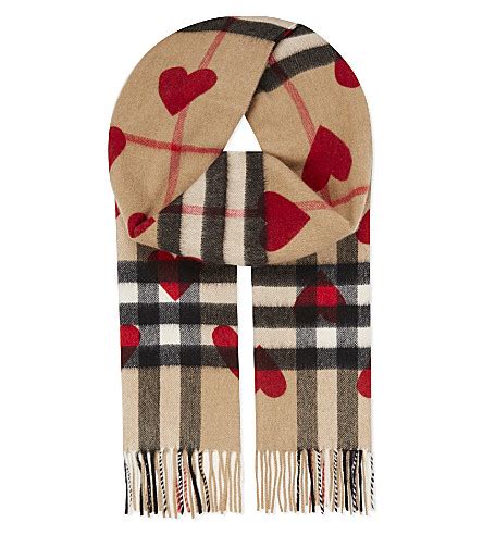 burberry heart reversable scarf|traditional Burberry scarf.